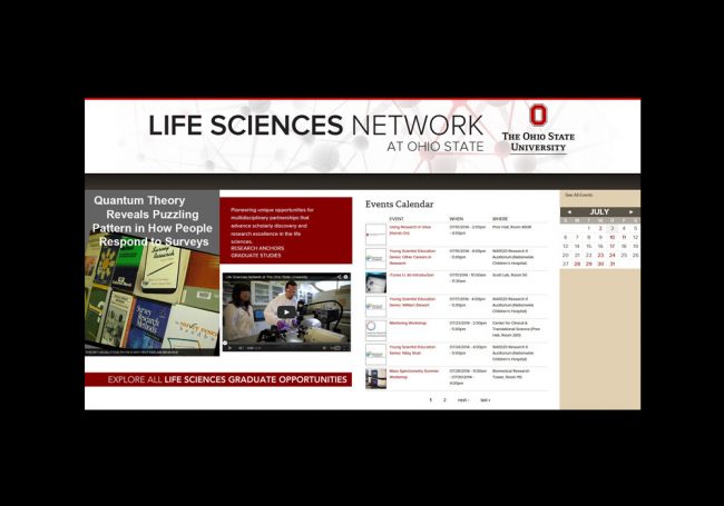 The Ohio State University Life Sciences Kiosk