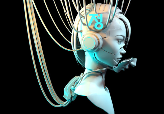 Cyberpunk Head 3D Model